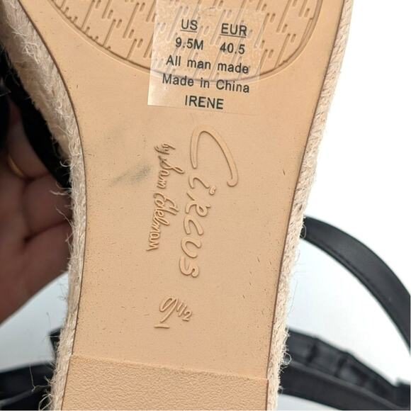 Circus NY Irene Strappy Espadrille Platform Wedge Sandals Women's Size US9.5M - Picture 8 of 11